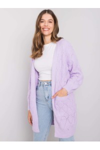Šviesiai violetinis megztinis moterims-EM-SW-G995.26P