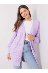 Šviesiai violetinis megztinis moterims-EM-SW-G995.26P