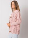 Šviesiai rožinis megztinis Rue Paris-LC-SW-A1.28X