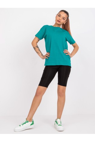 Tamsiai žalia marškinėliai moterims-TW-TS-1004.24X
