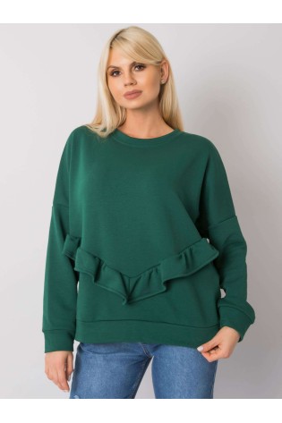 Tamsiai žalias džemperis Rue Paris-RV-BL-7007.24X