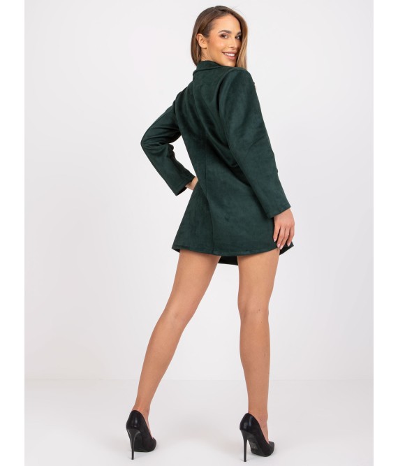 Tamsiai žalias švarkelis moterims Italy Moda-DHJ-MA-15286.88
