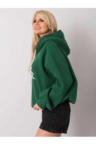 Tamsiai žalias džemperis Ex Moda-EM-BL-651 / 3.39X
