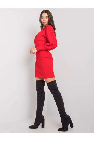Raudona suknelė Rue Paris-RV-SK-6079.65
