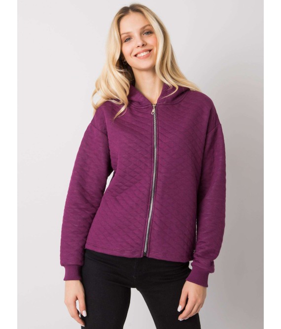 Tamsiai violetinis džemperis Basic Feel Good-RV-BL-7449.66