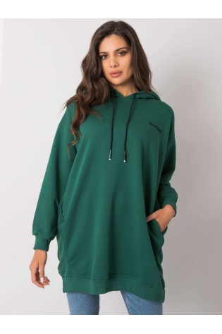 Tamsiai žalias džemperis Relevance-RV-BL-7097.26