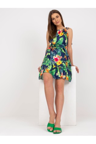 Vasariška suknelė su tropiniais raštais-WN-SK-0806-1.63P