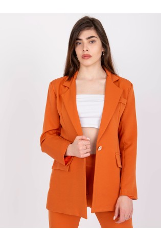 Tamsiai oranžinė švarkelis moterims Italy Moda-DHJ-MA-15556.22X