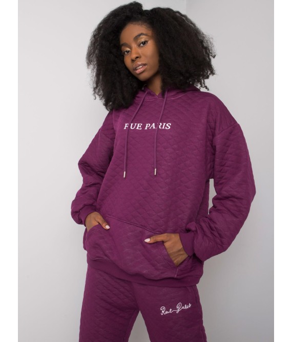 Tamsiai violetinis džemperis Rue Paris-RV-BL-7452.16