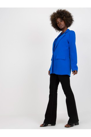 Tamsiai mėlynas švarkelis moterims Italy Moda-DHJ-MA-15556.22X