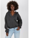 Tamsiai pilkas džemperis Basic Feel Good-RV-BL-7998.72P