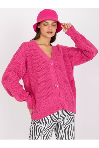 Tamsiai rožinis megztinis Rue Paris-LC-SW-0249.24P