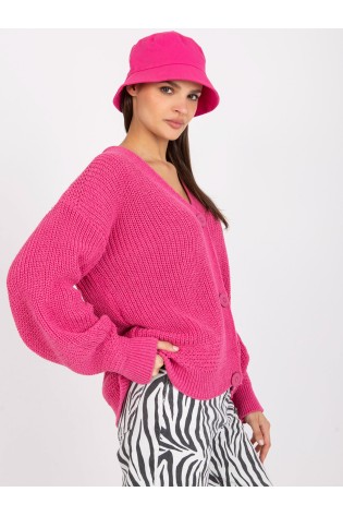 Tamsiai rožinis megztinis Rue Paris-LC-SW-0249.24P