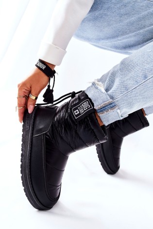 Šilti patogūs juodi Big Star žieminiai batai-II274120 BLK