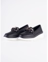 Stilingi aukštos kokybės patogūs juodos spalvos batai-XY23-10843B