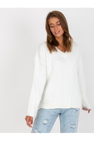 Baltas moteriškas megztinis-LC-SW-0332.17