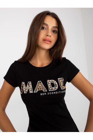 Juodi marškinėliai moterims-EM-TS-18695.13P