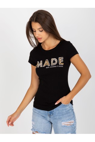 Juodi marškinėliai moterims-EM-TS-18695.13P