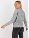 Klasikinis susagstomas moteriškas megztinis-LC-SW-8022.04P