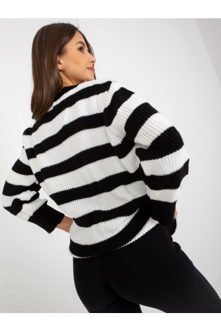 Dryžuotas moteriškas megztinis-LC-SW-8030.29P