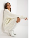 Baltas ilgas megztinis moterims-LC-SW-0341.38P