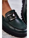 Juodos klasikinės spalvos stilingi batai-MK757 ZIE/PU
