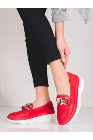 Stilingi aukštos kokybės patogūs raudoni batai-XY23-10843R