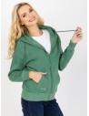 Žalias laisvalaikio džemperis moterims-D10600C02352C4
