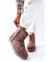 UGG stiliaus rudi patogūs žieminiai batai-9BT26-1470 BROWN