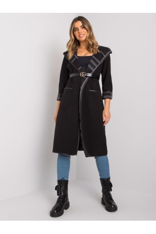 Juodas moteriškas paltas-DHJ-PL-A5721.40X