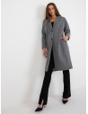 Pilkas moteriškas paltas-TW-PL-BI-7298-1.15