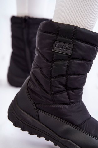 Juodi šilti patogūs žieminiai batai-KK274599 CZARNE