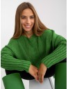 Žalias stilingas moteriškas megztinis-TW-SW-BI-M559.08X