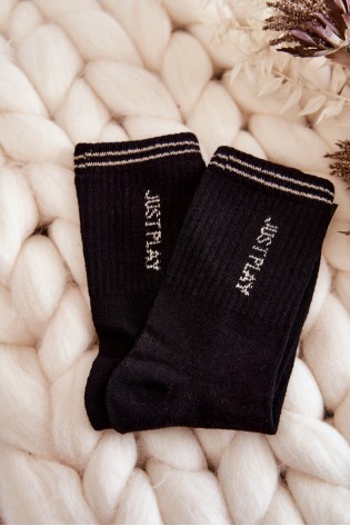 Juodos sportinės kojinės-SK.23096/X20324 BLK