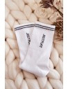 Baltos sportinės kojinės-SK.23099/X20324 WHT