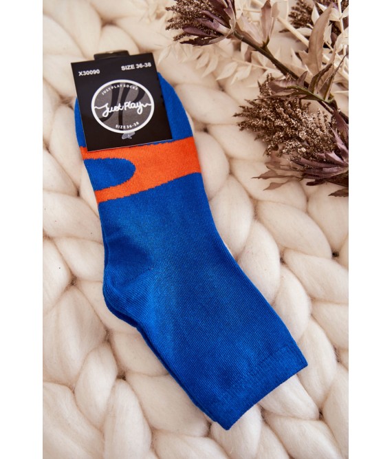 Medvilninės kojinės-SK.23181/X30090 BLUE