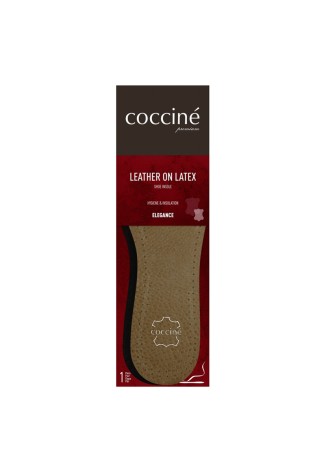 Komfortiški natūralios odos Coccine Leather On Latex vidpadžiai-LEATHER ON LATEX FOAM