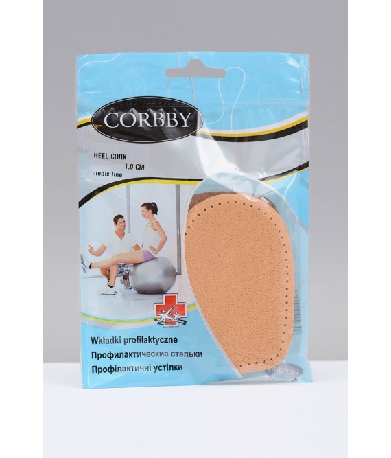 Pakulnės CORBBY Leather Cork-HEEL CORK FOR LADY/MAN