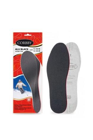 Corbby trijų sluoksnių vidpadžiai su šilumos izoliacija-CORBBY ALU BLACK