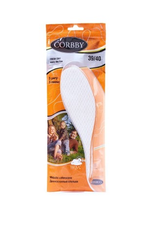 Corbby Gaivinantys batų vidpadžiai, 3 poros-Fresh Day