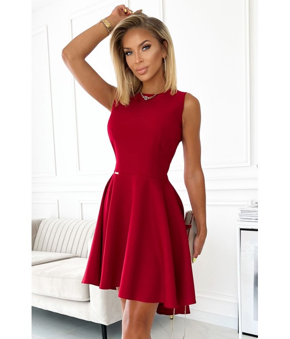 Elegantiška puošni raudona suknelė Numoco 397-1