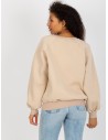 Smėlio spalvos džemperis su užrašais-EM-BL-N652.46