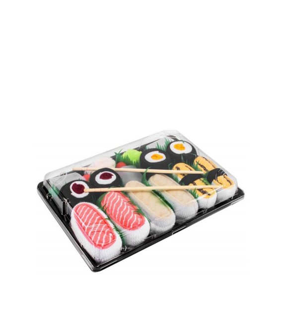 Sushi Socks Rainbow Socks 5 Pairs: Tamago Butter Fish Salmon Maki-SK.23548/SUSHI5PAR