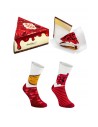 Rainbow Socks New York cheesecake with cherry 1 Pair-SK.23594/SERNIK
