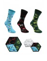 3 poros originalaus dizaino kojinių dėžutėje-SK.23611/DOCTORBOX