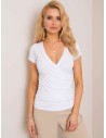 Balti marškinėliai moterims-RV-TS-5636.03X