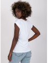 Balti marškinėliai trumpomis rankovėmis-RV-TS-7543.12X