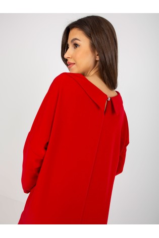 Raudona kimono stiliaus suknelė-NU-SK-1680.77P