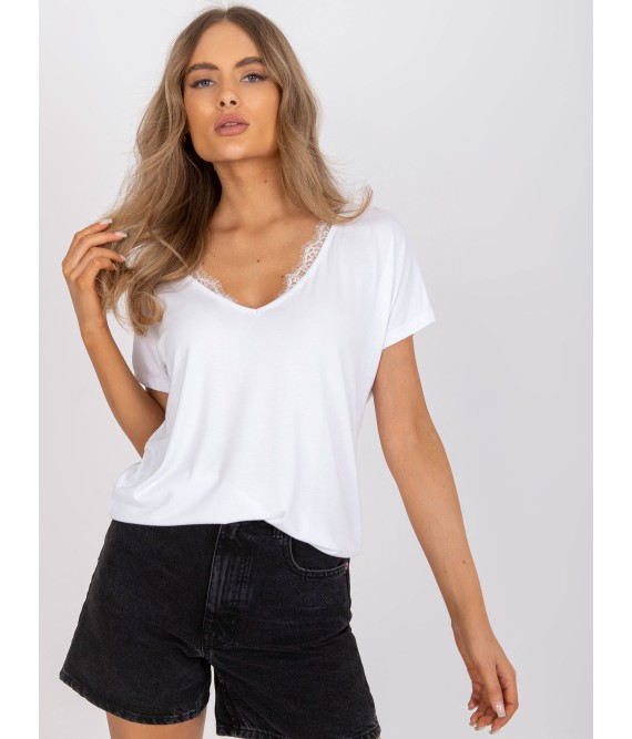 Balti marškinėliai moterims-RV-TS-7665.91