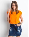 Oranžiniai marškinėliai moterims-RV-TS-4833.94P